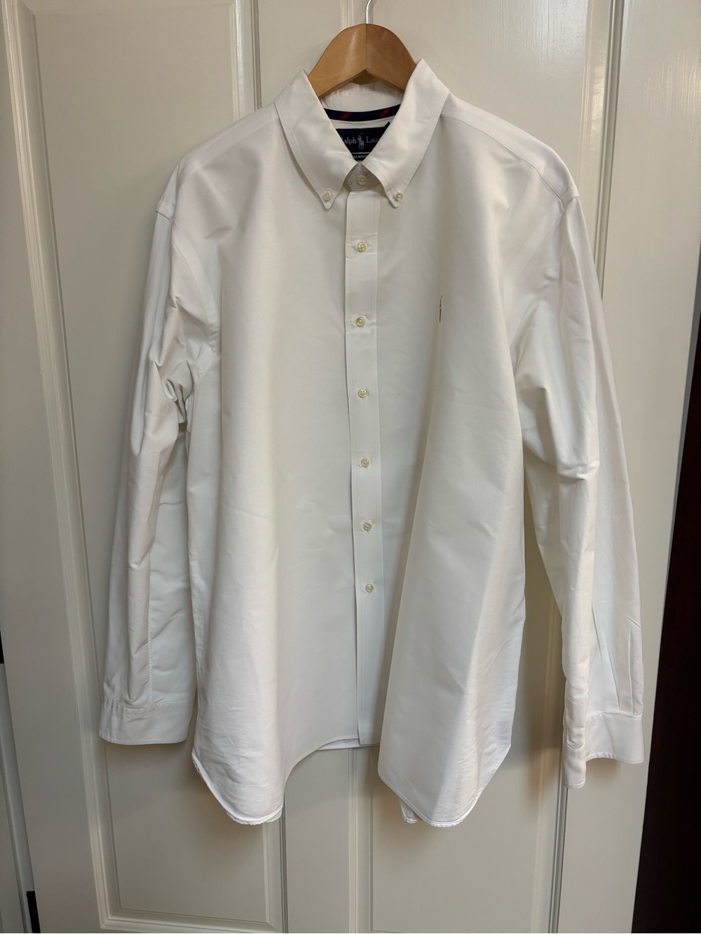 Ralph Lauren White Long Sleeve Shirt XXL